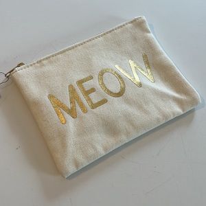 FOREVER 21 “MEOW” Zippered Travel Pouch